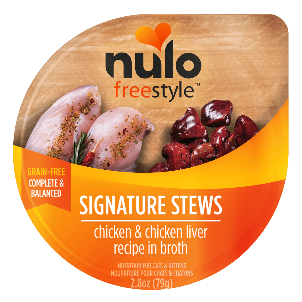 Nulo Adult & Kitten Freestyle Signature Stews Grain Free Chicken and Chicken Liver (2.8oz)