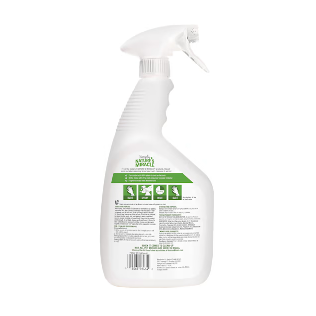 Nature's Miracle Simply Stain and Odor Remover Spray (32oz)