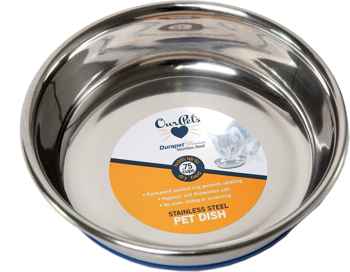 6oz Our Pets Durapet Cat Dish