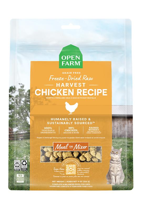 Open Farm Cat Freeze Dried Morsels Harvest Chicken