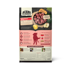 Acana Adult Classics Beef and Barely Dog Food (4lb)