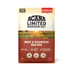 Alimento para perros de dieta con ingredientes limitados Acana Adult, carne de res y calabaza, 13 lb