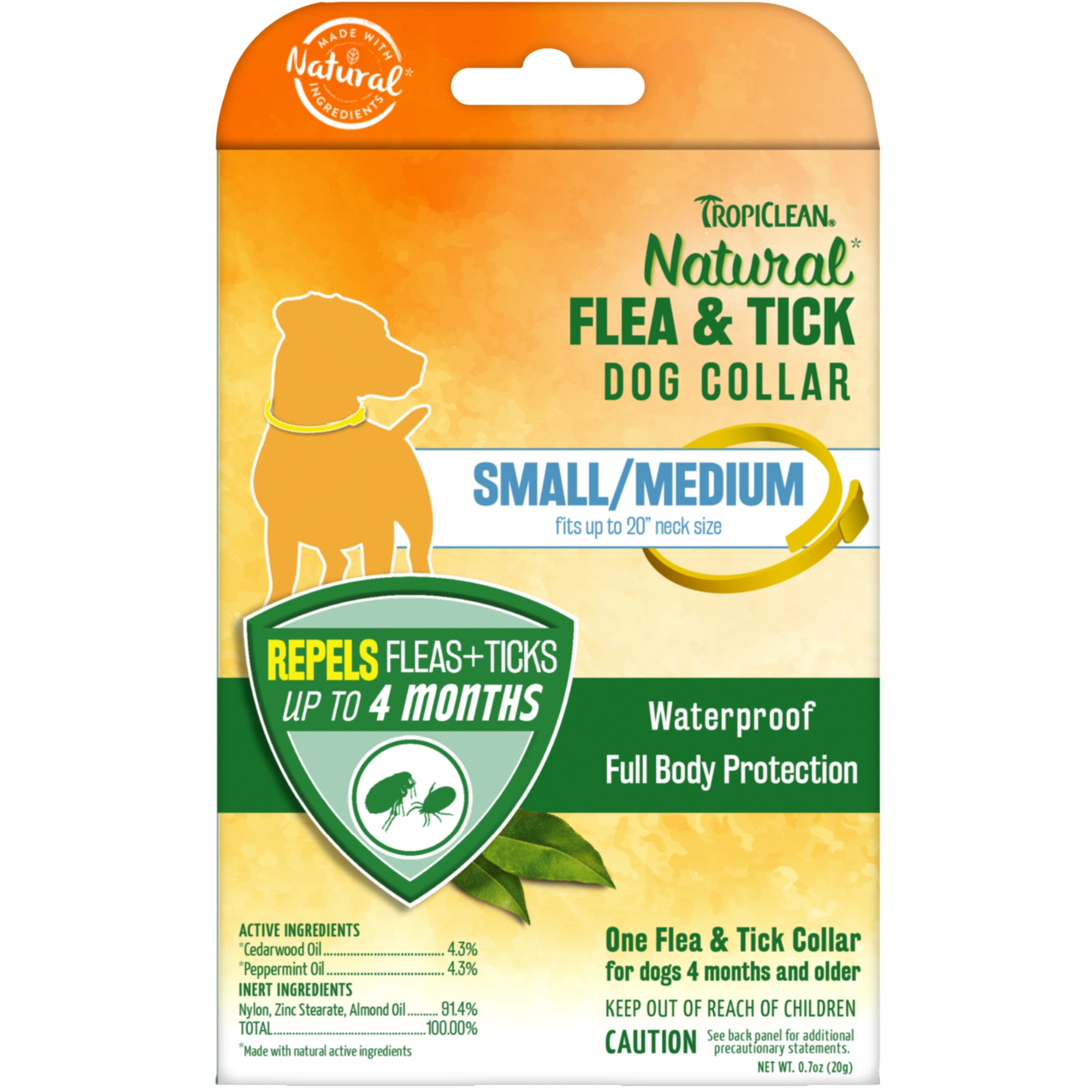 Tropiclean Flea and Tick Collar for Small/Medium Dogs