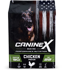 Alimento seco para pollo Canine X sin cereales Sportsmix de 40 lb