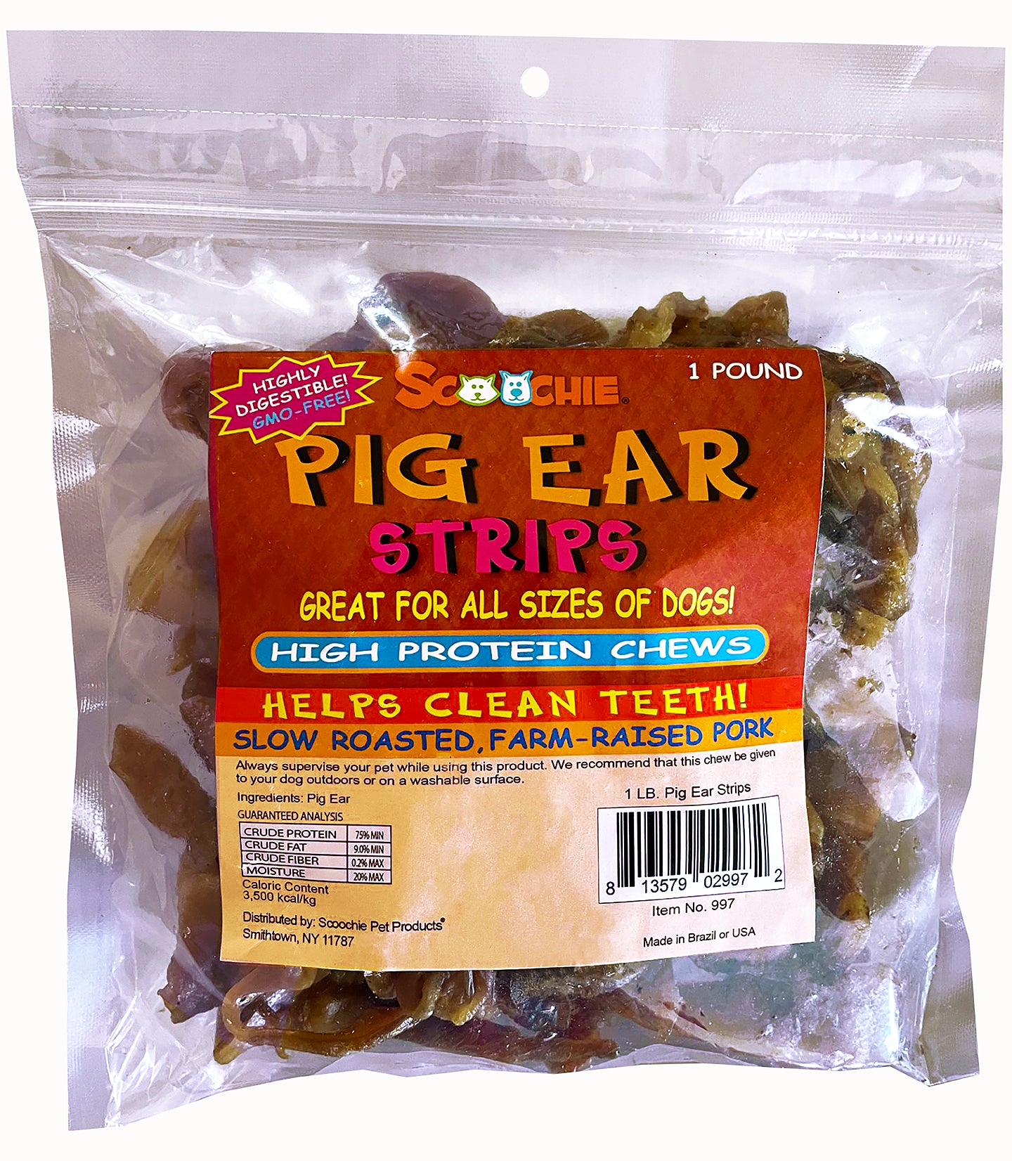 Scoochie Pig Ear Strips