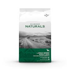 40 磅 Diamond Naturals 成年大型犬鸡肉和米饭干狗粮