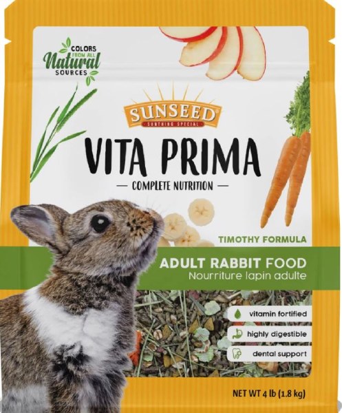 4lb Sunseed Vita Prima Adult Pet Rabbit Food