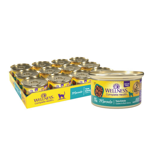 Wellness Complete Health Adult Morsels Tuna Dinner Wet Cat Food (5.5oz)