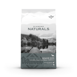 Diamond Naturals Senior Chicken, Egg and Oatmeal Dry Dog Food (18lb)