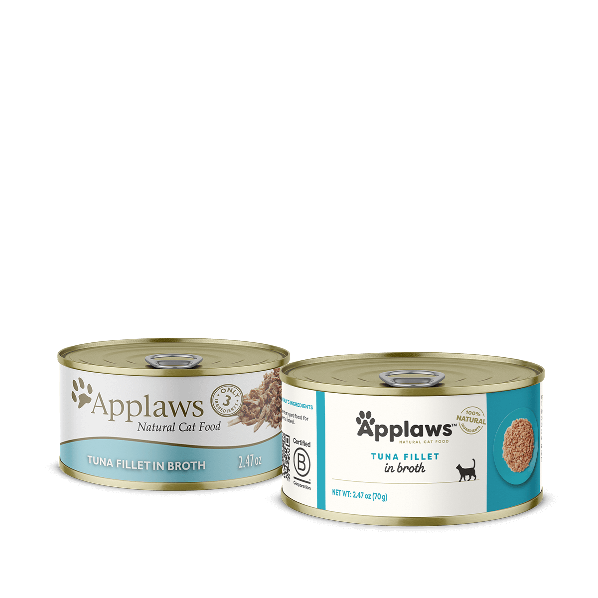 Applaws Adult Tuna Fillet in Broth Wet Cat Food (2.47oz)