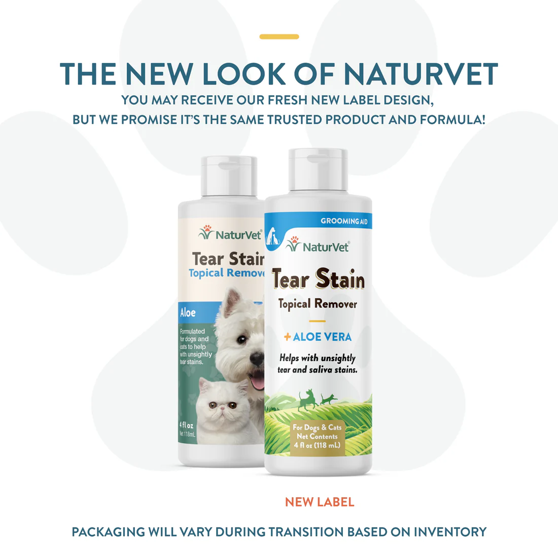 4oz NaturVet Dog Tear Stain Remover Topical