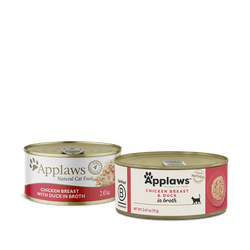 Applaws Chicken Breast and Duck in Broth Wet Cat Food (2.47oz)