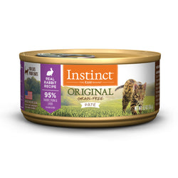 Comida húmeda para gatos Instinct Original para conejos adultos, 3 oz