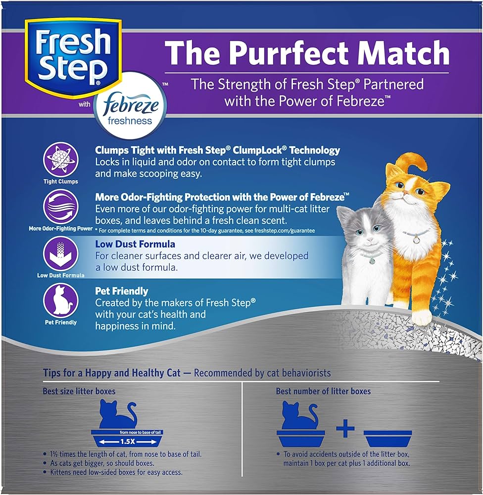 Arena perfumada para gatos múltiples Fresh Step de 25 lb