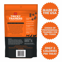 Tricky Trainers, 12 oz, golosinas suaves y masticables para perros con mantequilla de maní sin granos