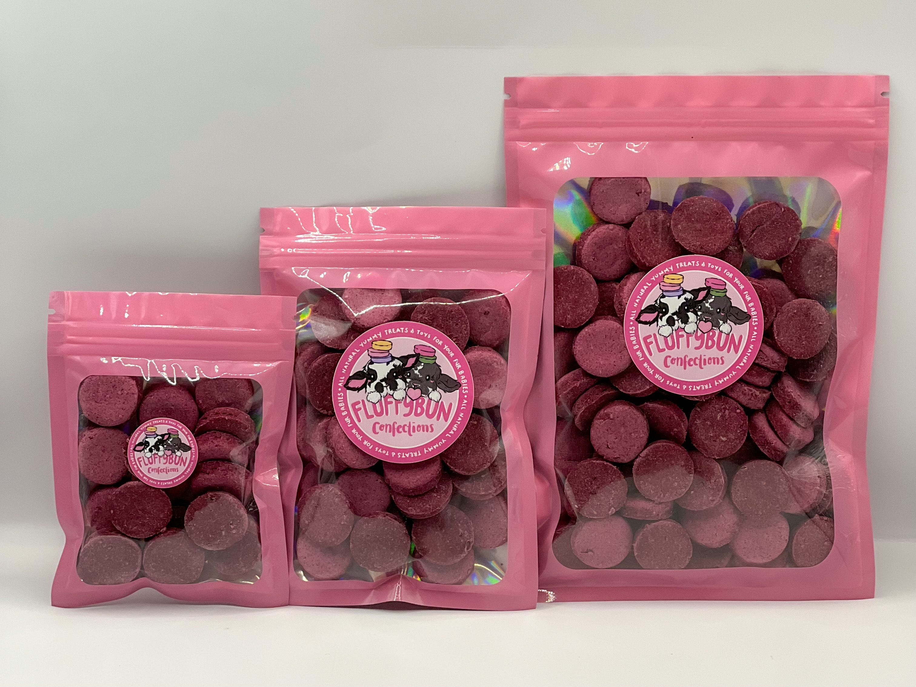 Cranberry Macarons | 100% Organic and Healthy Treats for Rabbits, Guinea Pigs, and Other Small Pets