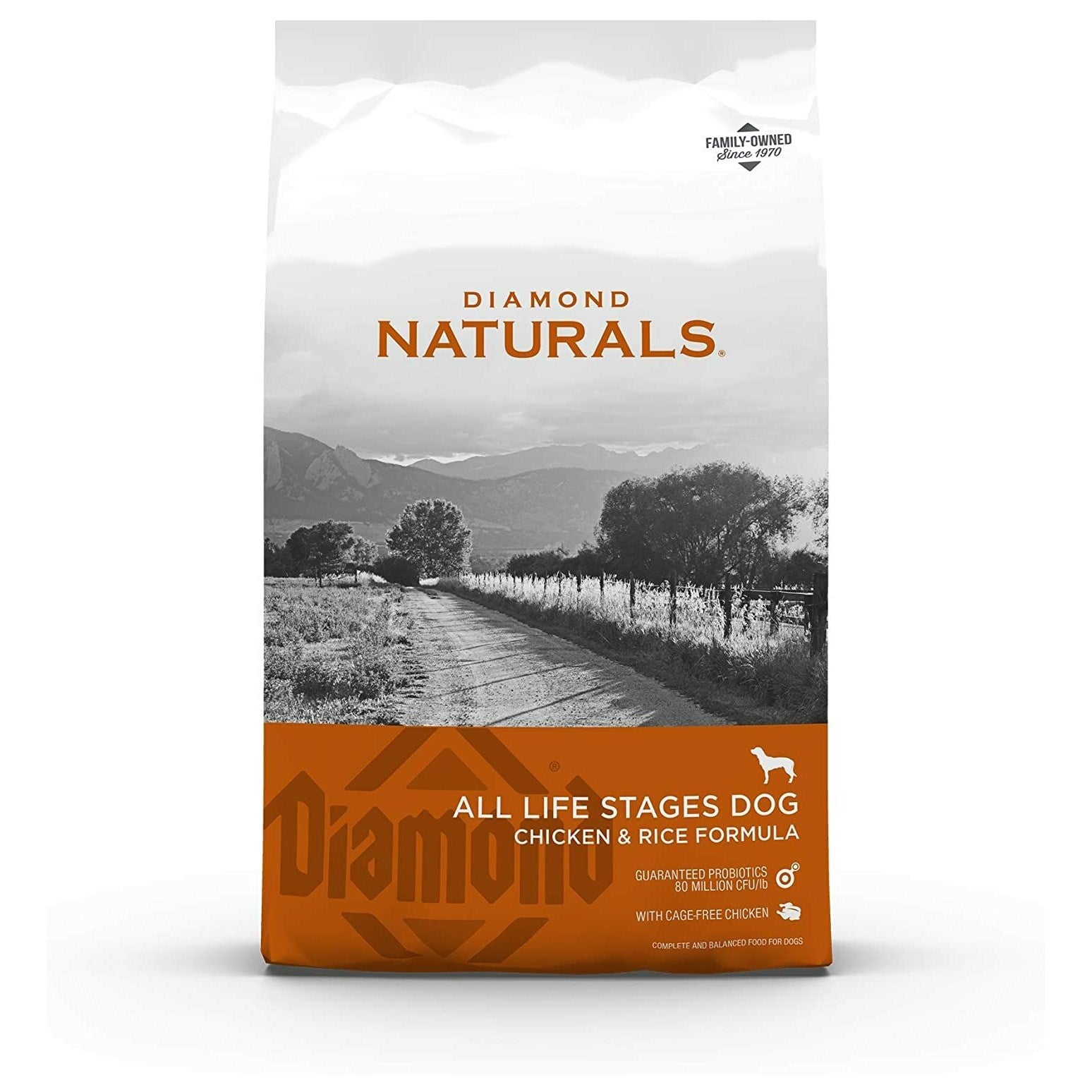 Alimento seco para perros Diamond Naturals All Life Stages con pollo y arroz, 40 lb