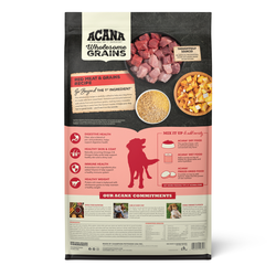 Acana Wholesome Grains, Red Meat & Grains Recipe Dry Dog Food (4lb)