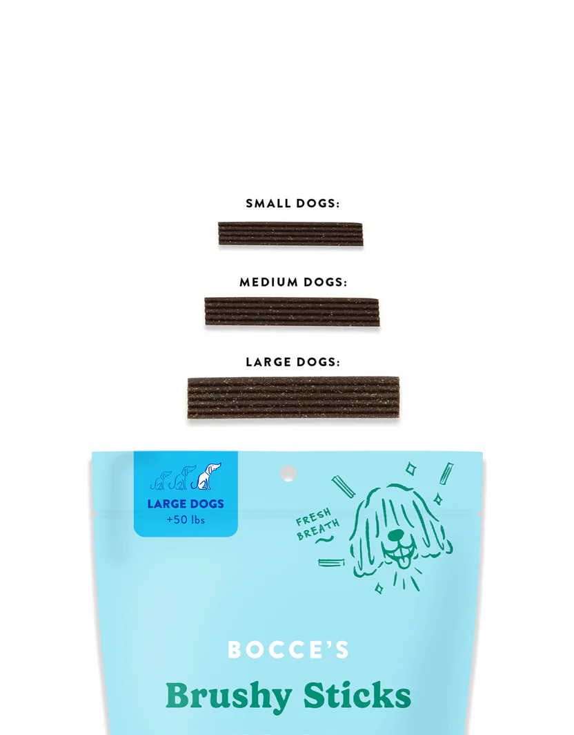 Bocce's Brushy Stick for Small Dogs (13oz)