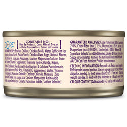 Comida húmeda para gatos Wellness Core Adult Signature Select de 2,8 oz con pollo desmenuzado e hígado de pollo