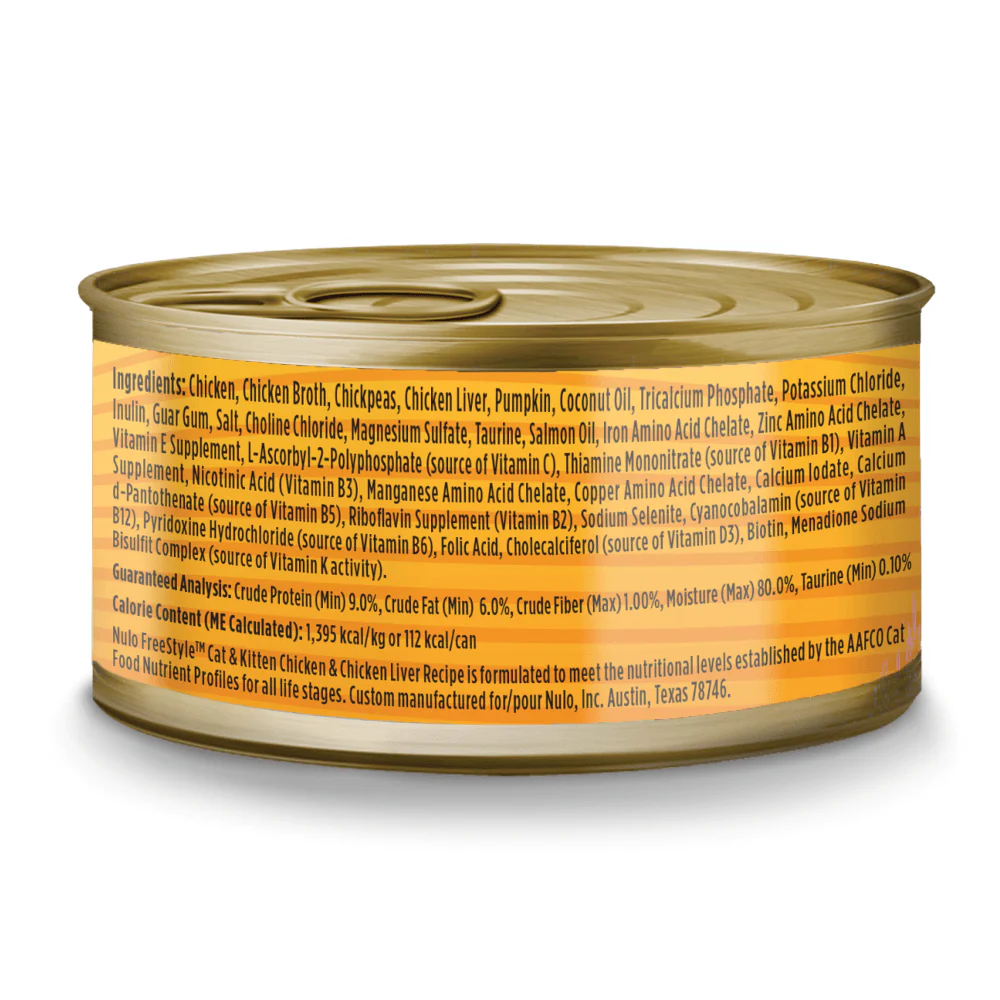 Nulo Adult & Kitten Freestyle Grain Free Chicken and Chicken Liver (2.8oz)