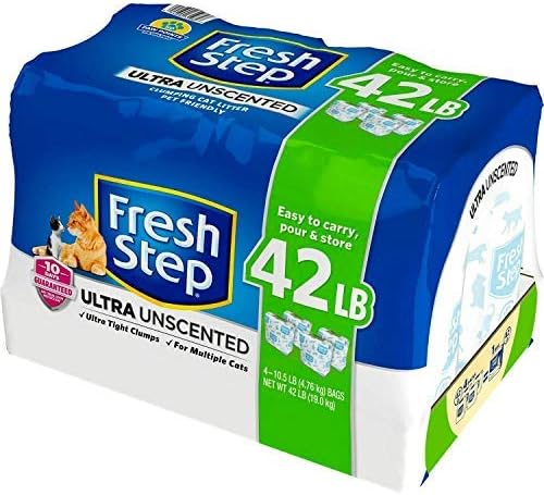 Arena para gatos ultrasin perfume Fresh Step de 42 lb