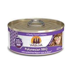 Patudo rojo para barbacoa polinesia para adultos Weruva de 5.5 oz en salsa