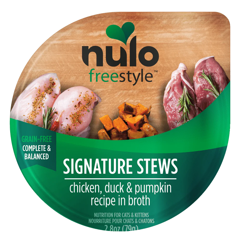 Nulo Adult & Kitten Freestyle Signature Stews Grain Free Chicken and Duck (2.8oz)