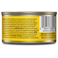 Wellness Complete Health, bocados para adultos, cena de pavo, comida húmeda para gatos, 5,5 oz