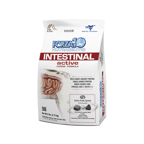 Alimento activo intestinal para perros adultos FORZA10 de anchoa de 6 lb 