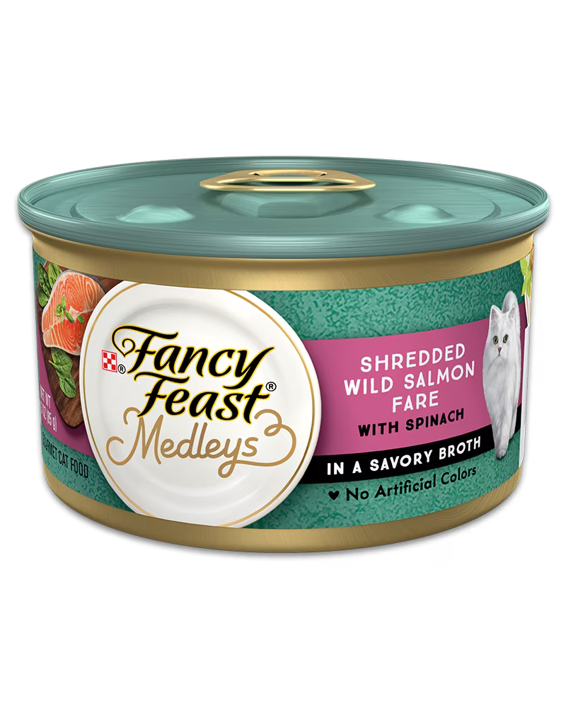 Fancy Feast Elegant Medley Shredded Salmon (3oz)
