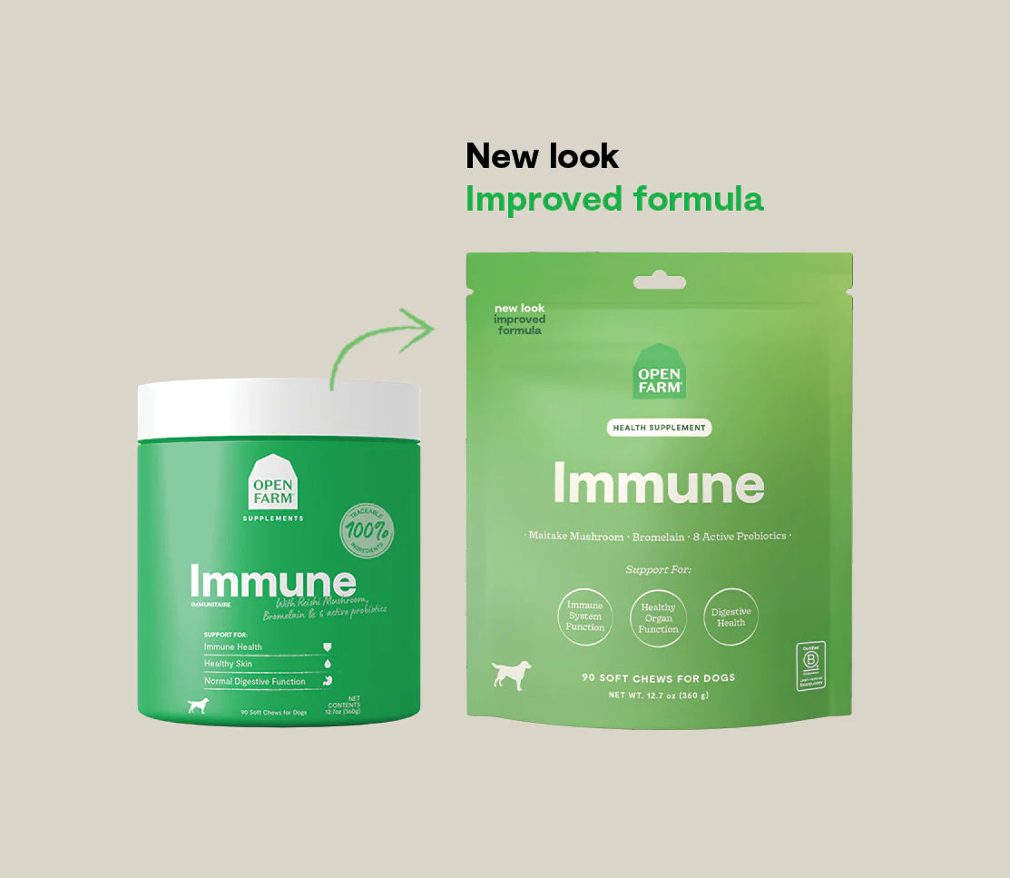 Open Farm Dog Immune Health Supplement Chews (12.5oz)