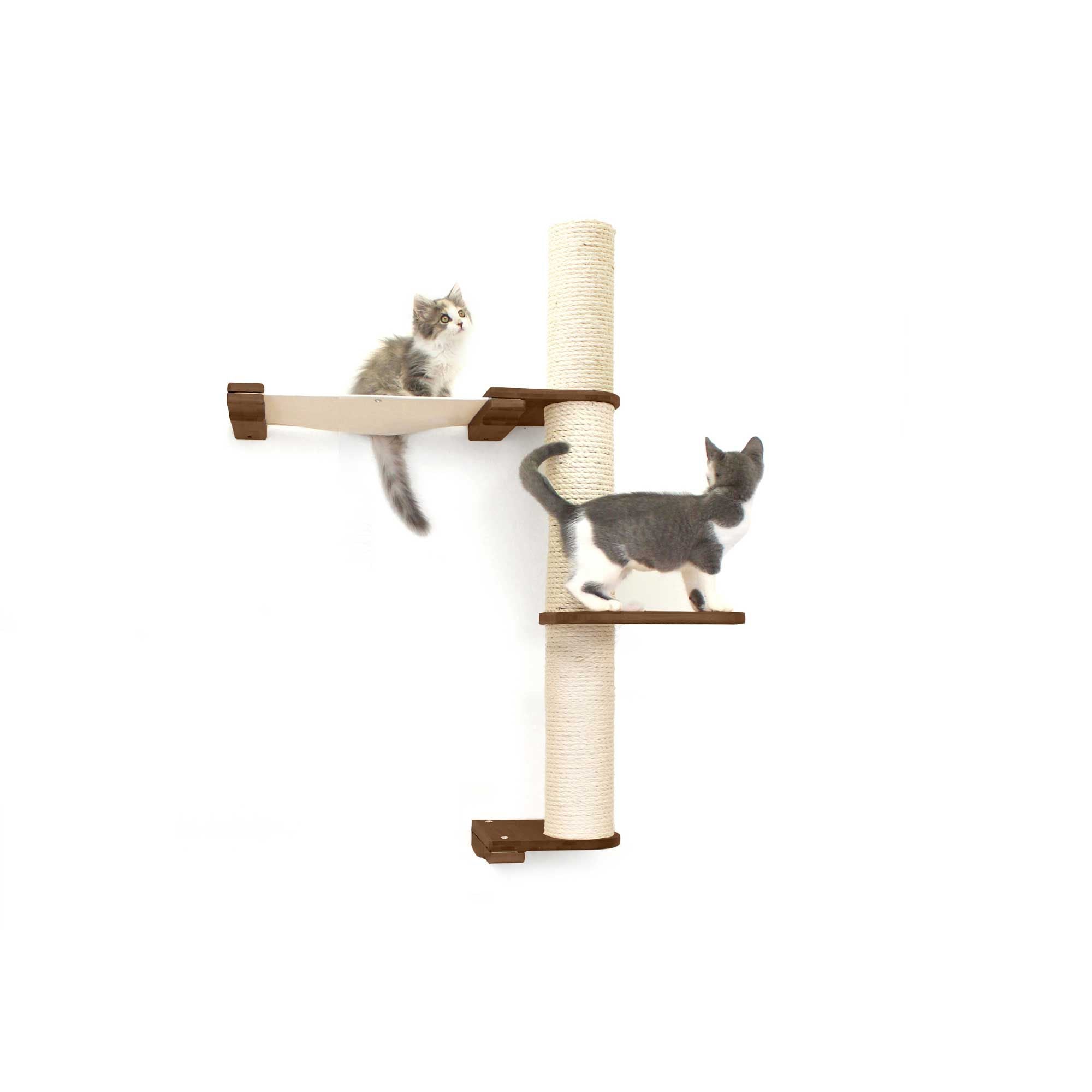 The Crow's Nest - A Wall Cat Scratcher with Hammock