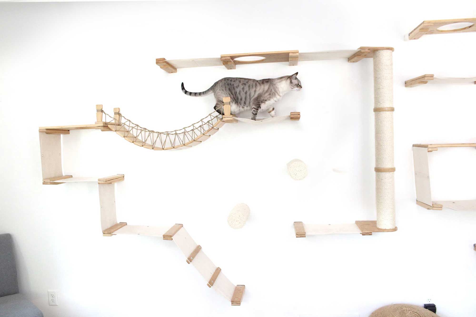 The Juggernaut - Indoor Cat Playground for Wall