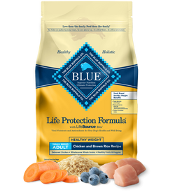 5 磅 Blue Buffalo Life Protection Formula 成年健康体重小型犬鸡肉和糙米干狗粮