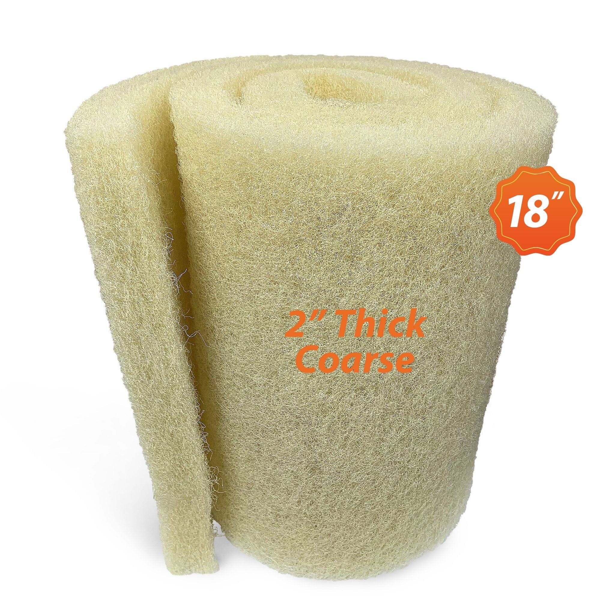 Cream COARSE Pond Filter Pad - 2