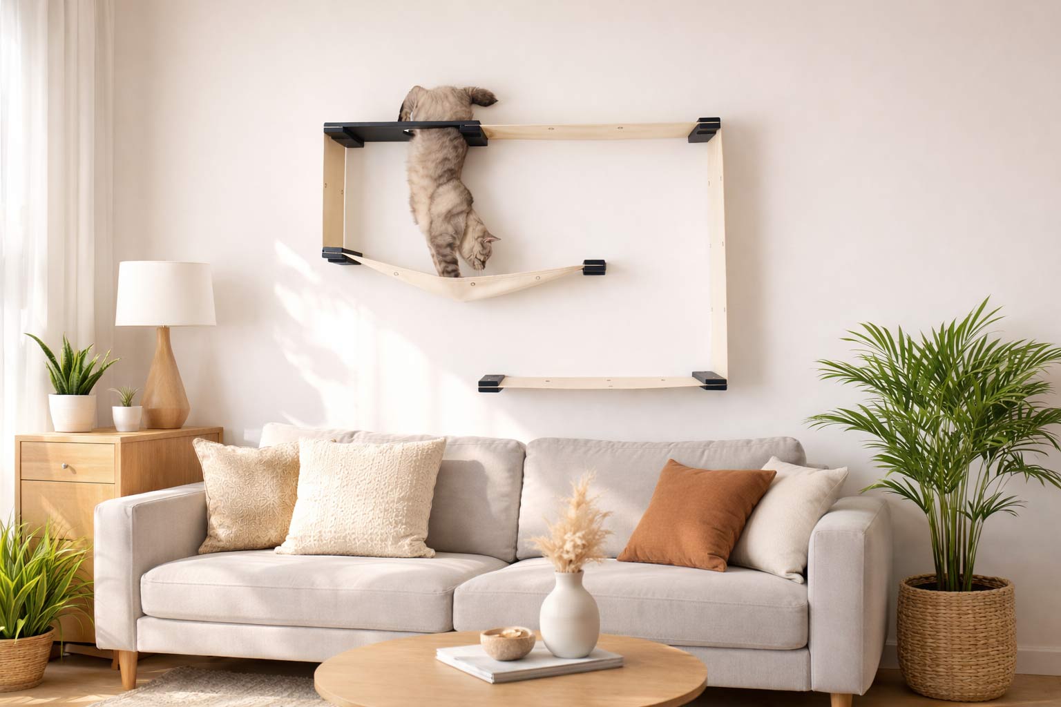 Cat Maze Wall - 3 Tier Cat Tree