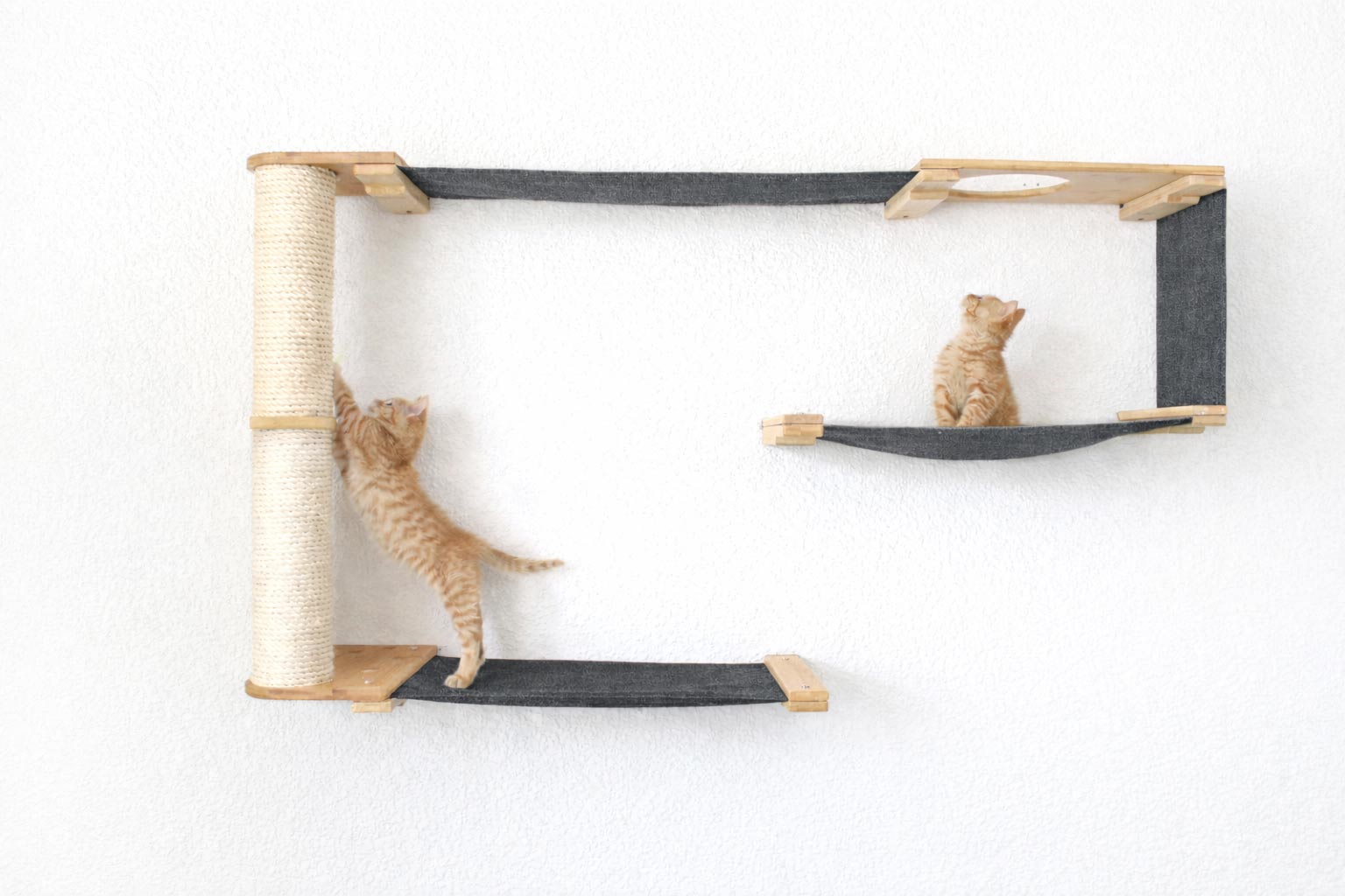 Cat Maze Wall - 3 Tier Cat Tree
