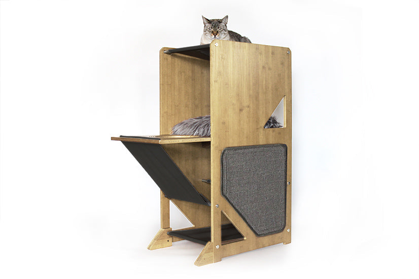 The Overlook - Sturdy - Bamboo Cat Tree
