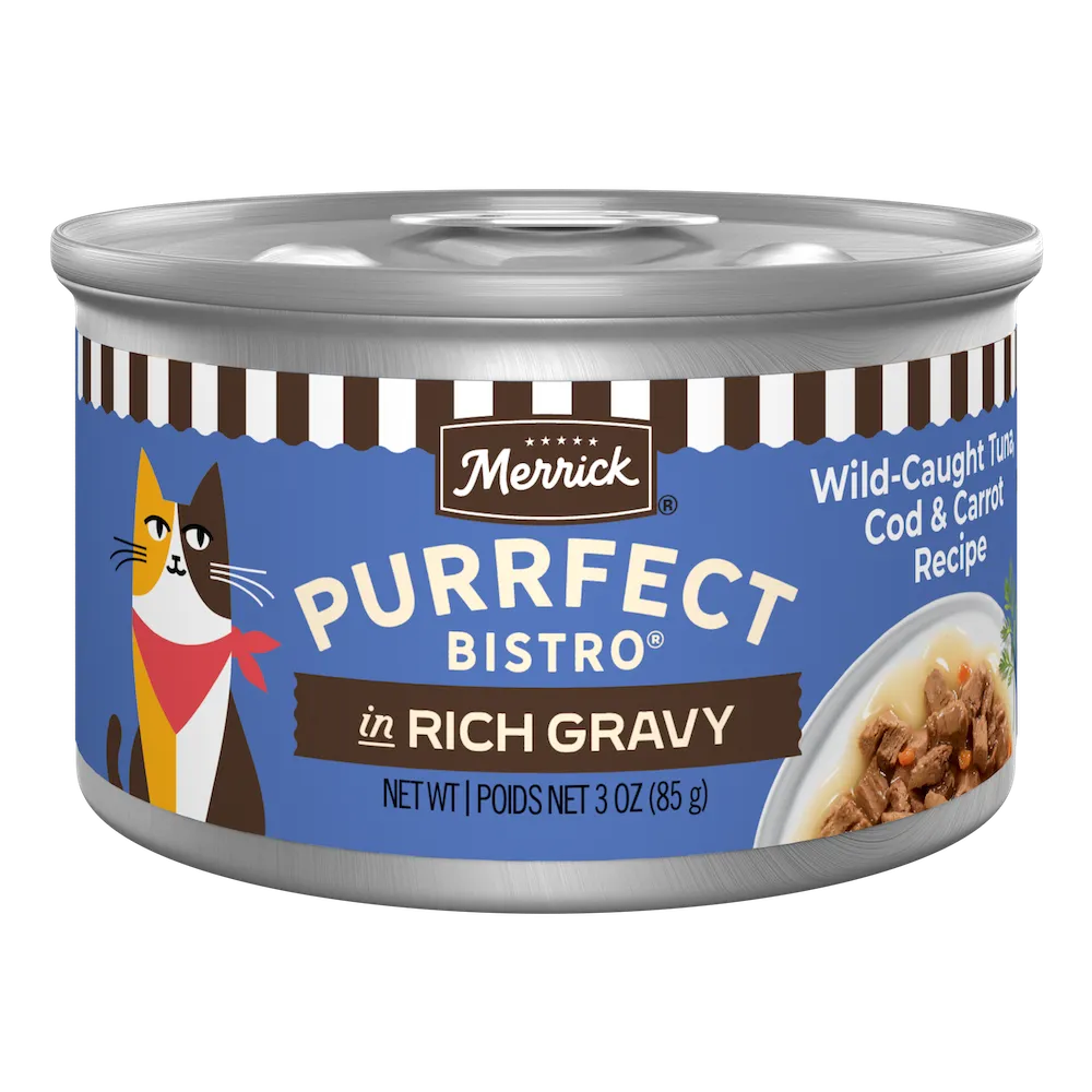 Merrick Cat Wild Caught Tuna, Cod & Carrot (3oz)