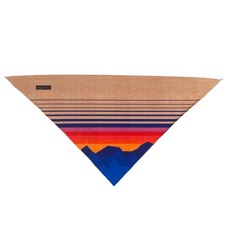 Walk-e-Woo Sport Bandana - Mountain Purple/Mountain Blue