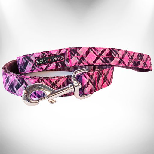 Plaid Dog Collars, Leads, and Bows - 4 Styles