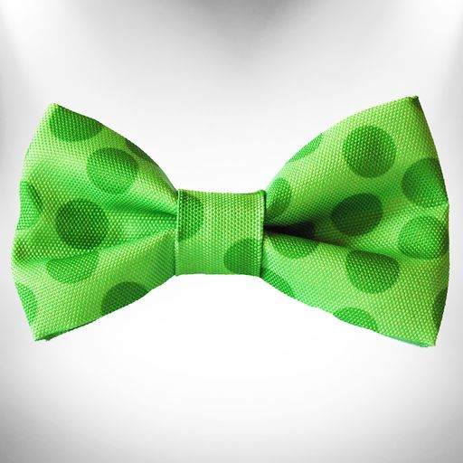 Walk-e-Woo Polka Dot Dog Collars, Leads, and Bows - Monotone - 6 Styles