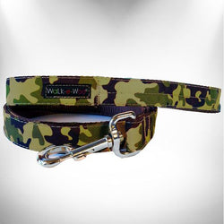 Camo Dog Collars, Leads, and Bows - 3 Styles