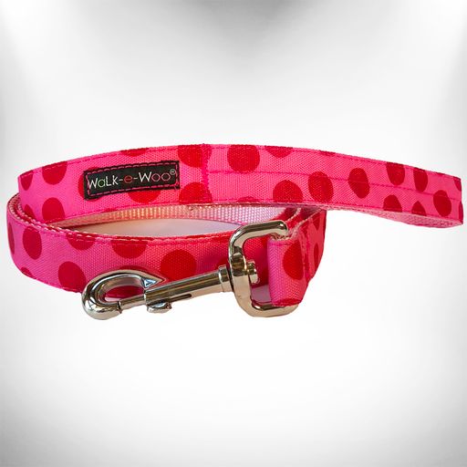 Polka Dot Dog Collars, Leads, and Bows - Monotone - 6 Styles