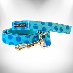 Polka Dot Dog Collars, Leads, and Bows - Monotone - 6 Styles