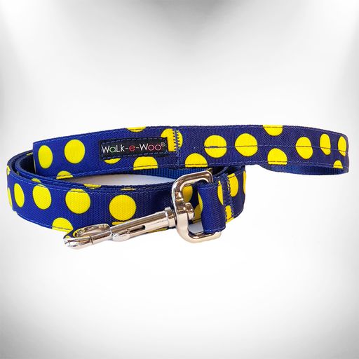 Polka Dot Dog Collars, Leads, and Bows - Neon - 4 Styles