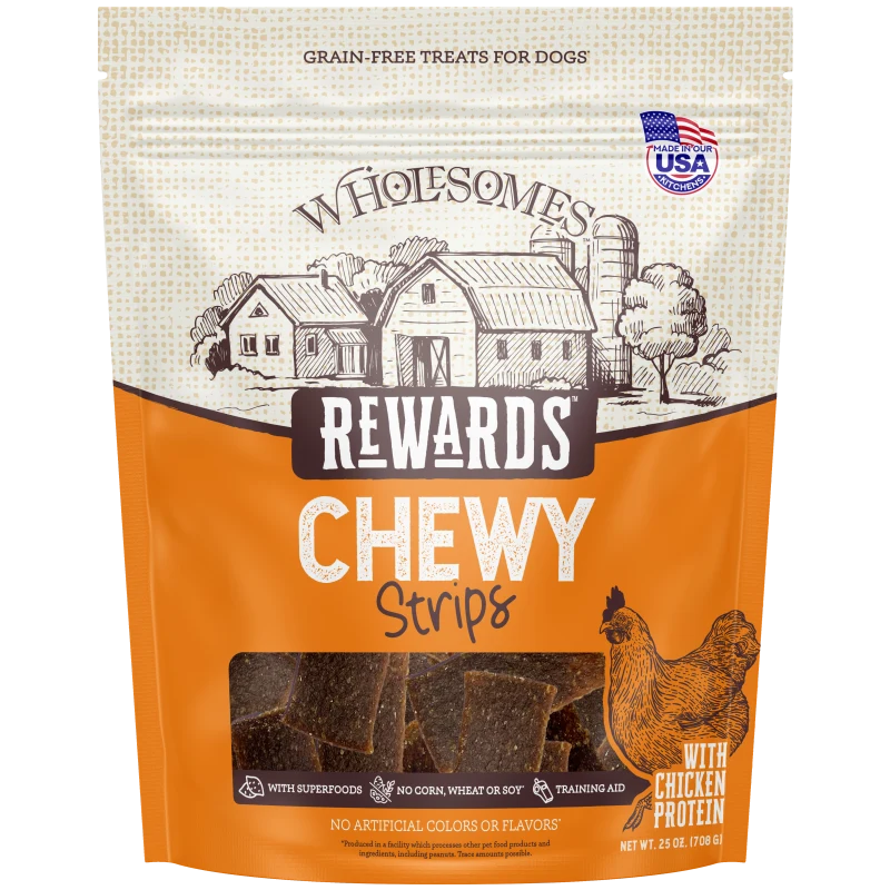 Wholesomes Dog Chewy Strips Chicken Mini