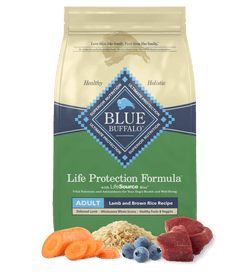 Alimento seco para perros adultos con cordero y arroz integral Blue Buffalo de 30 lb