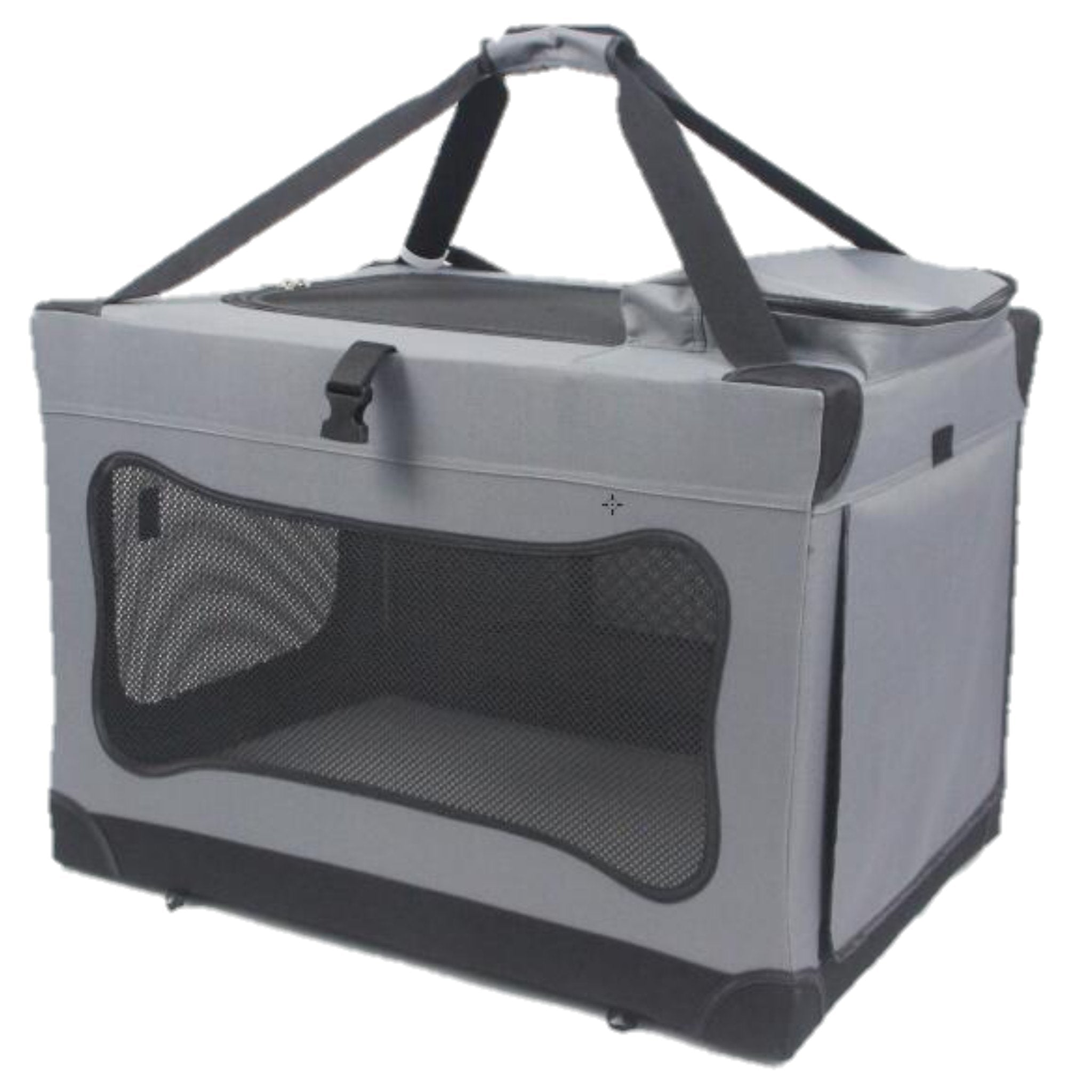 Mr. Peanut's Soft Sided Portable Pet Crate with Lightweight Aluminum Frame